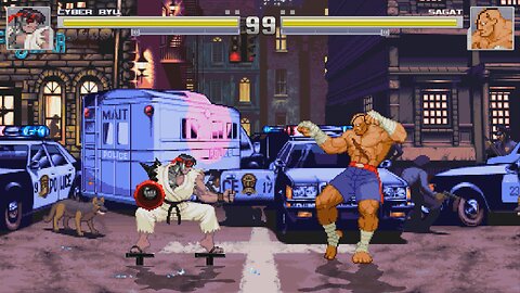 [MUGEN] Cyber Ryu x Sagat