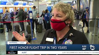 Honor Flight San Diego official speaks on first trip in two years