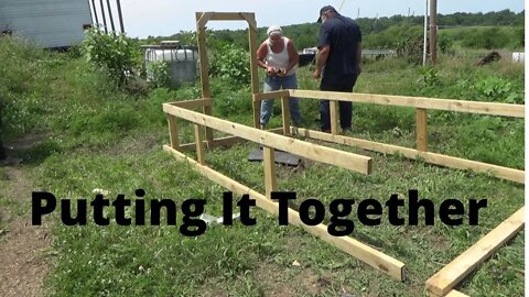 Chicken Tractor Build: Assembling the Base