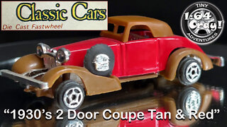“1930’s 2 Door Coupe Tan & Red”- Model by Classic Cars