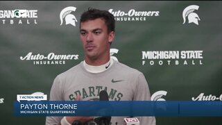 Family affair: Michigan State QB Payton Thorne to meet dad, Western Michigan coach Jeff Thorne