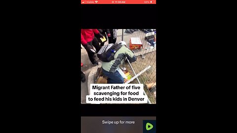 DENVER, Migrant Father of 5 Scavenging for Food