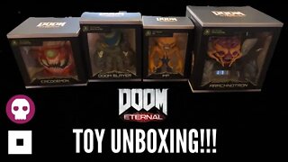 Unboxing the Doom Eternal Numskull Toy Collectables! (First Wave)