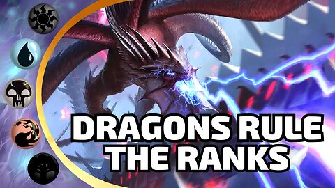 🔴⚫🔵Cracked the Code to Playing Dragons | MTG Arena Standard Deck List Wilds of Eldraine WOE