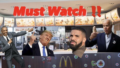 ￼ Very Funny Donald Trump, Joe, Biden, Obama and Drake go to McDonald’s *MUST WATCH!*