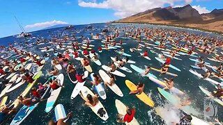 LAHAINA MAUI FIRES 1 MONTH ANNIVERSARY PADDLE OUT 9-8-23