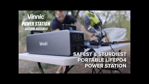 Power Station⚡. Safest Sturdiest Portable Power Station🔋 From Vinnic⚡