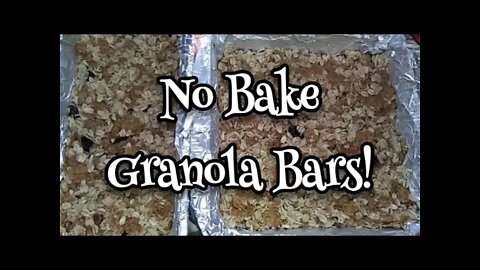 No Bake Granola Bars - Ann's Tiny Life and Homestead