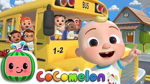 Best Cartoon Wheels On The Bus (School Version) | CoComelon Nursery Rhymes & Kids Songs