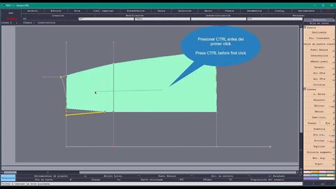 028- Rotar pinza - Dart rotation en Lectra Modaris V8