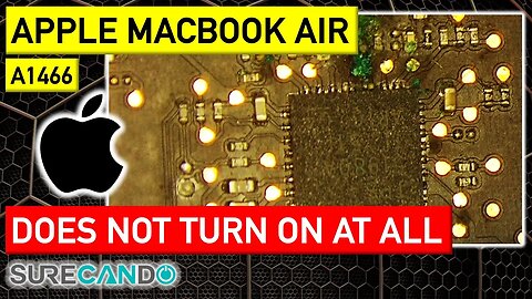 Reviving MacBook Air A1466_ Liquid Damage Repair Success!