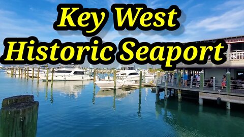 Key West Historic Seaport- a great place to walk, lots of restaurants my favorite half shell Raw bar