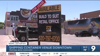 Shipping container venue proposed for downtown