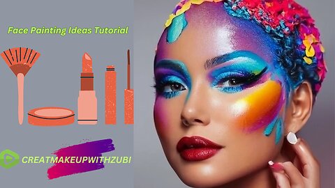 Easy, Fast Girl Face Painting Ideas Tutorial