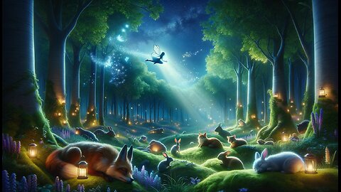 "Lullabies: Sweet Dreams in a Magical Forest"