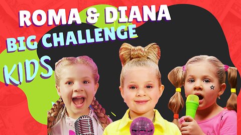 Diana Barbie and Roma Ken Pink vs. Blue Challenge! Who Will Win? 🔴🔵| funny kids