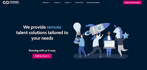 Cosmic Website - New Look