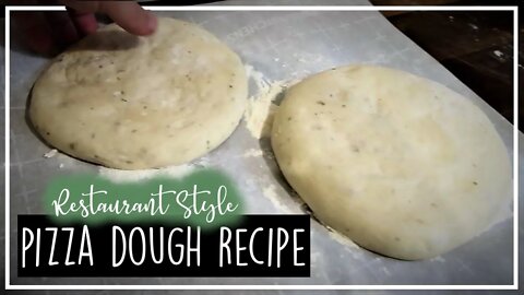 Restaurant Style Pizza Dough//Pizza Recipe//DIY Pizza