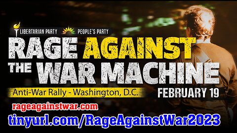 Rage Against War Machine 2023 - Protest Rally