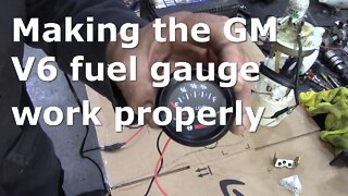 V6 110 tank fuel level problem sorted with a new gauge