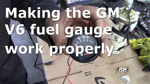 V6 110 tank fuel level problem sorted with a new gauge