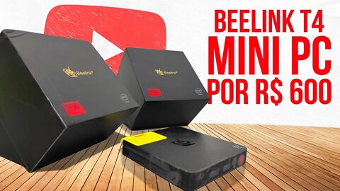 Unboxing Mini Pc Custo Beneficio para Usar no DIA a DIA - BEELINK T4