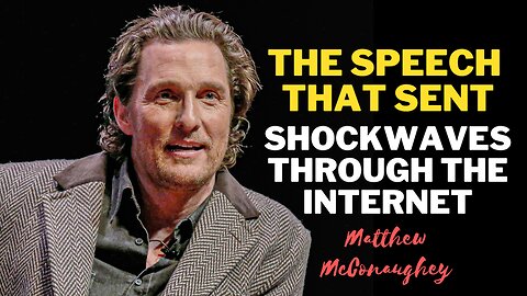 FIVE GUIDELINES FOR YOUR LIFETIME | Inspirational Talk by Matthew McConaughey