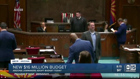 Arizona lawmakers approve bipartisan $18 billion budget