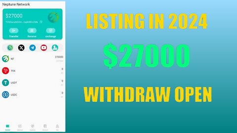 Neptune Network New Update Today || NT Listing Date || Withdraw Open Soon | New Online Eraning App