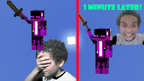 IF YOU GOT A RANDOM WEAPON EVERY 1 MINUTE IN MINECRAFT!