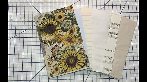 Episode 266 - Junk Journal with Daffodils Galleria - Single Signature Set Pt. 3