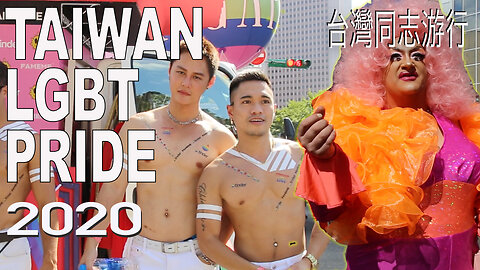 Taiwan LGBT Pride 2020 台灣同志游行 one of the few pride events in the world this year with Chi Chia wei