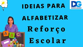 # Reforço Escolar # Como conseguir materiais concretos para Alfabetizar.