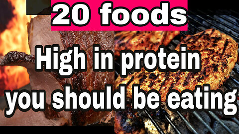 20 foods high in protein you should be eating