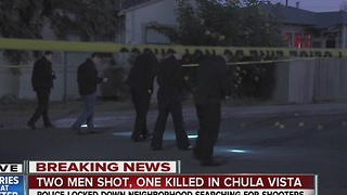 One dead, one injured in Chula Vista gang shooting
