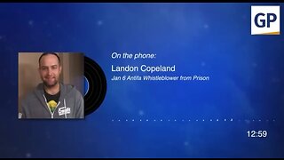 Landon Copeland - Jan 6 Antifa Whistleblower from Prison