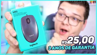 Mouse Logitech M90 - 3 ANOS DE GARANTIA E COM QUALIDADE!