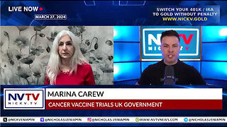 Marina Carew Discusses Cancer Vaccine Trials UK Gov. with Nicholas Veniamin