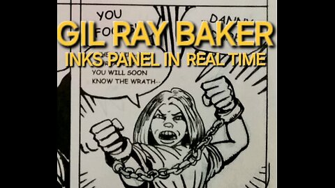 WATCH CARTOONIST INK A PANEL AS IT HAPPENS!