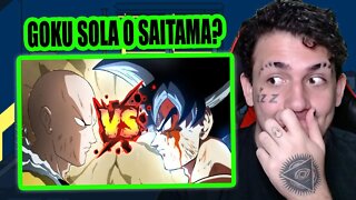 GOKU VS SAITAMA Part 2 I Fan Animation I One Punch Man Vs Dbz - Léo Muriel React