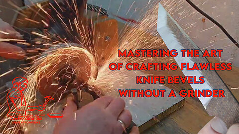 Mastering the Art of Crafting Flawless Knife Bevels Without a Grinder.