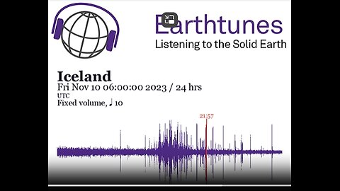 LISTEN TO THE ICELAND EARTHQUAKE