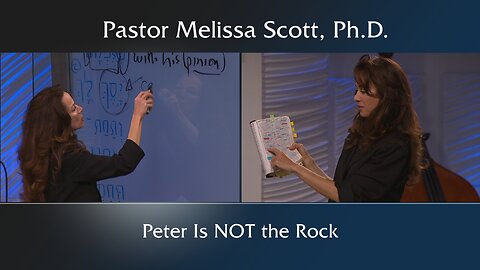 Matthew 16:18 - Peter Is NOT the Rock