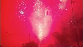 Firework Display in Rural Mexico