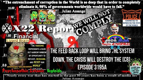Ep 3195a - The Feed Back Loop Will Bring The System Down, The Crisis Will Destroy The [CB]