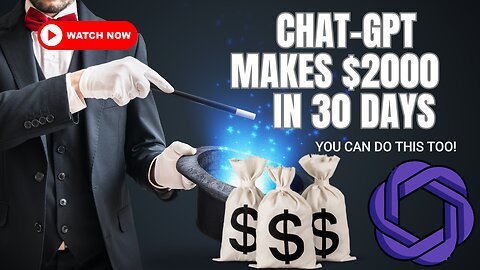 Chat makes $2000 in 30 days! Magical investment!