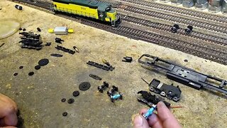 Athearn SD45 with Ernst Gears part 2 installing Ernst Super Gearing