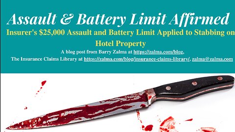 Assault & Battery Limit Affirmed