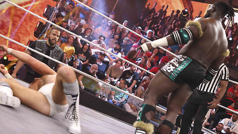 Oba Femi Defends his NA Title Against Broosk Jensen! #NXT #shorts