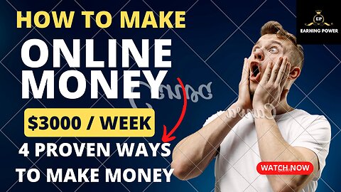"Earn Money Online Easily? Discover the 4 Proven Methods Now!"